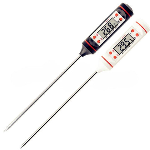 Digital Probe Meat Thermometer Kitchen Cooking BBQ Food Thermometer Cooking Stainless Steel Water Milk Thermometer