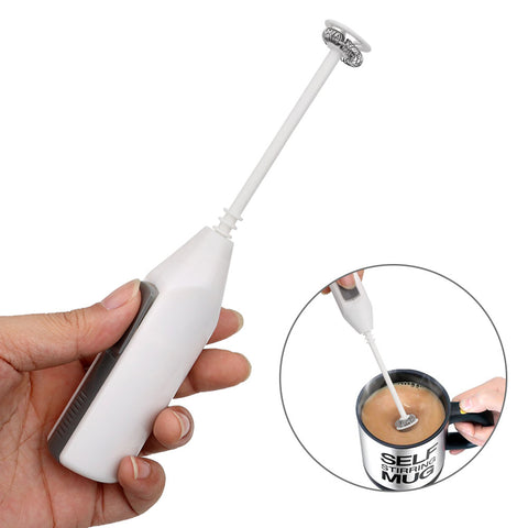 Kitchen Tools Gadgets Egg Tools Portable Coffee Milk Frother Electric Egg Beaters Handle Mixer Cooking Tools
