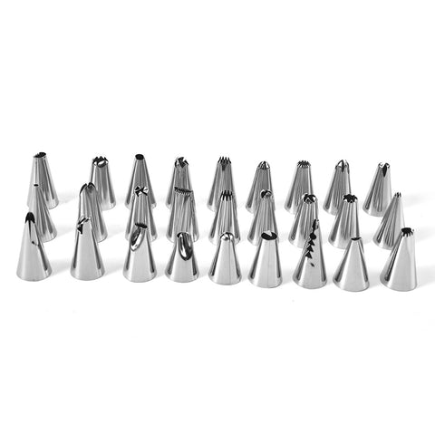 Stainless Steel Piping Tip Set Home DIY Piping Tool Kitchen Piping Tip Gift Box Set