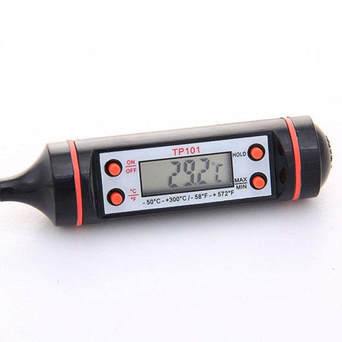 Digital Probe Meat Thermometer Kitchen Cooking BBQ Food Thermometer Cooking Stainless Steel Water Milk Thermometer