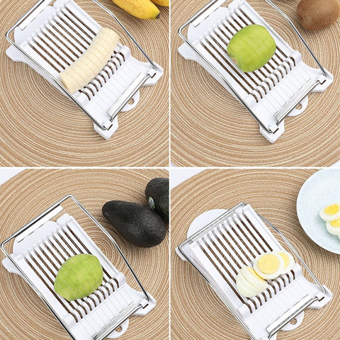 Stainless Steel Luncheon Meat Slicer Multifunction Manual Egg Cutter Vegetable Fruit Ham Sushi Cutter Kitchen Cooking Tools