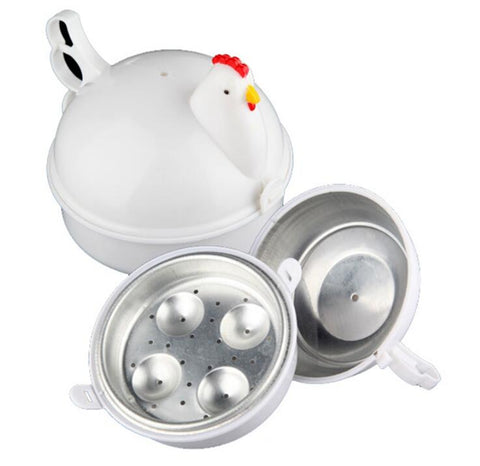 Golbal Phoenix Microwave Egg Boiler Soft Medium Hard Egg Steamer Ball Shape  Cooker up to 4 Eggs Dishwasher Safe