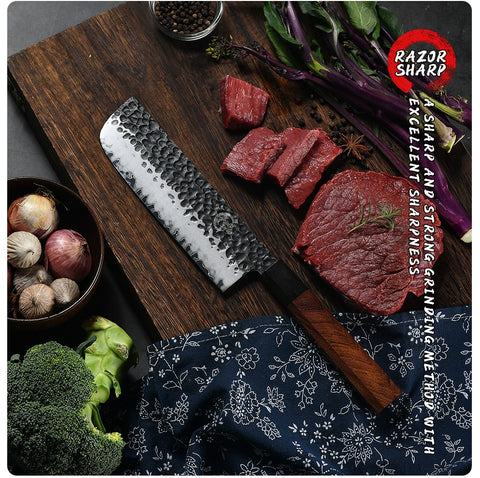 Kitchen Knives Set Sharp Stainless Steel Professional Chef Knife Meat  Cleaver