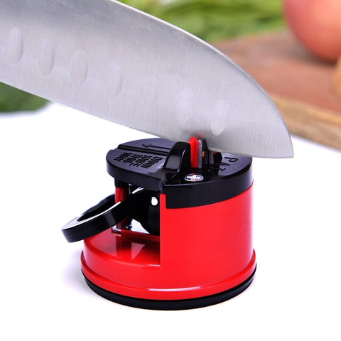 Suction Knife Sharpener Sharpening Tool Easy and Safe to Sharpens Kitchen Chef Knives Damascus Knives Sharpener